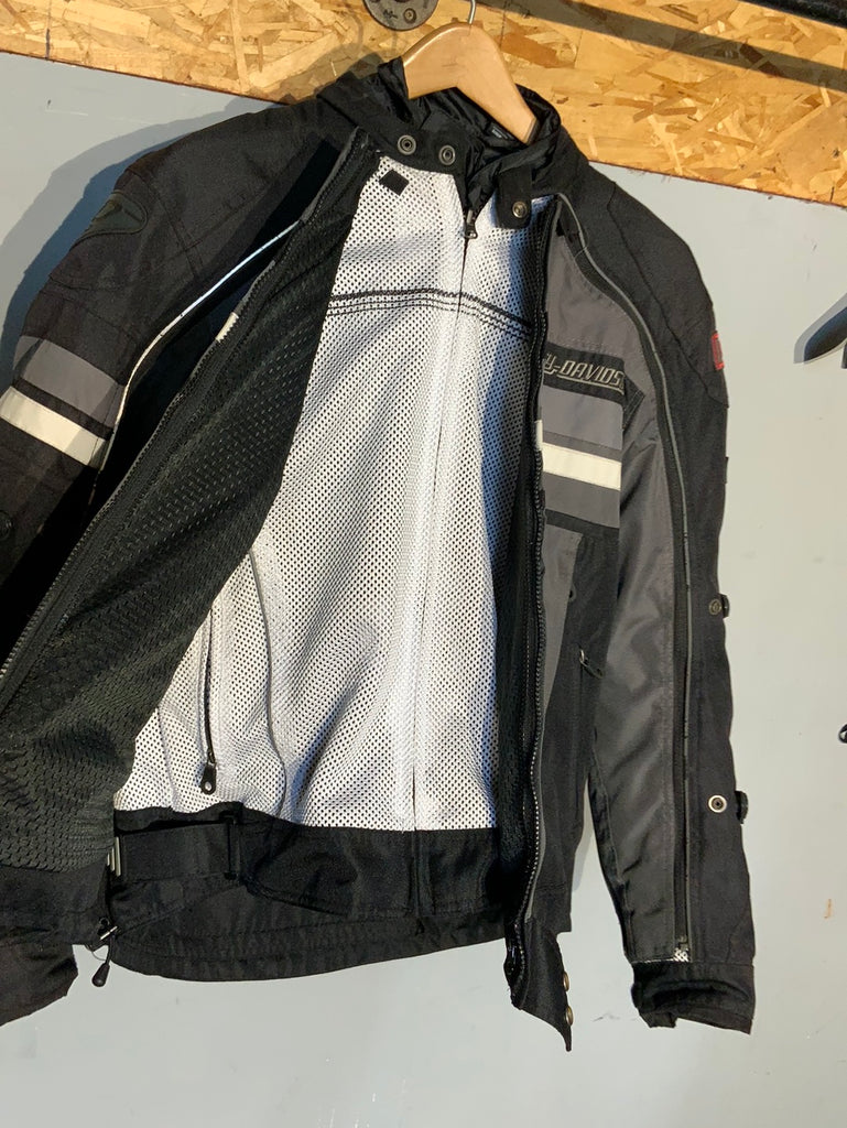 Harley-Davidson textile jacket w/2-stage liner