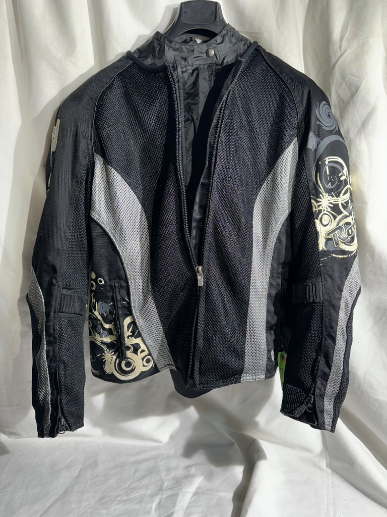 Joe Rocket Black and Silver XL women’s Jacket w/ liner