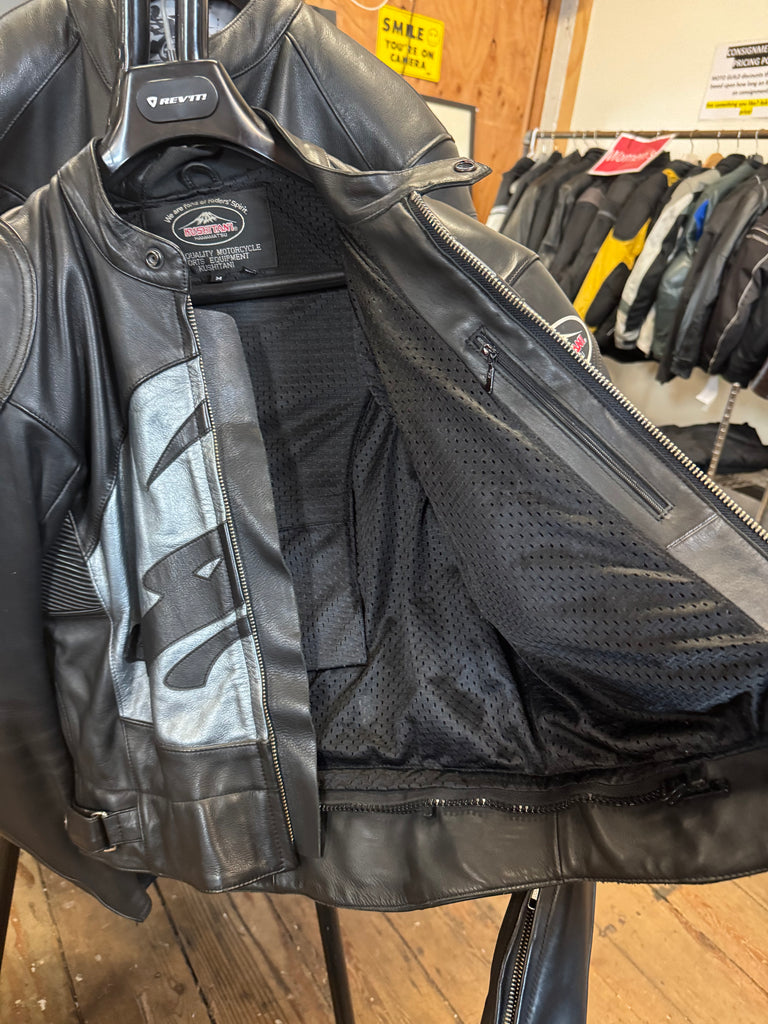 Medium Kushitani Black women’s leather jacket